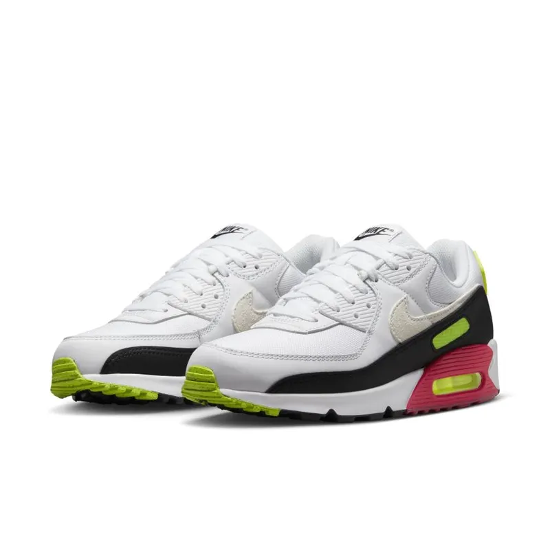 Nike Air Max 90 White Volt Rush Pink (DQ4071-100)