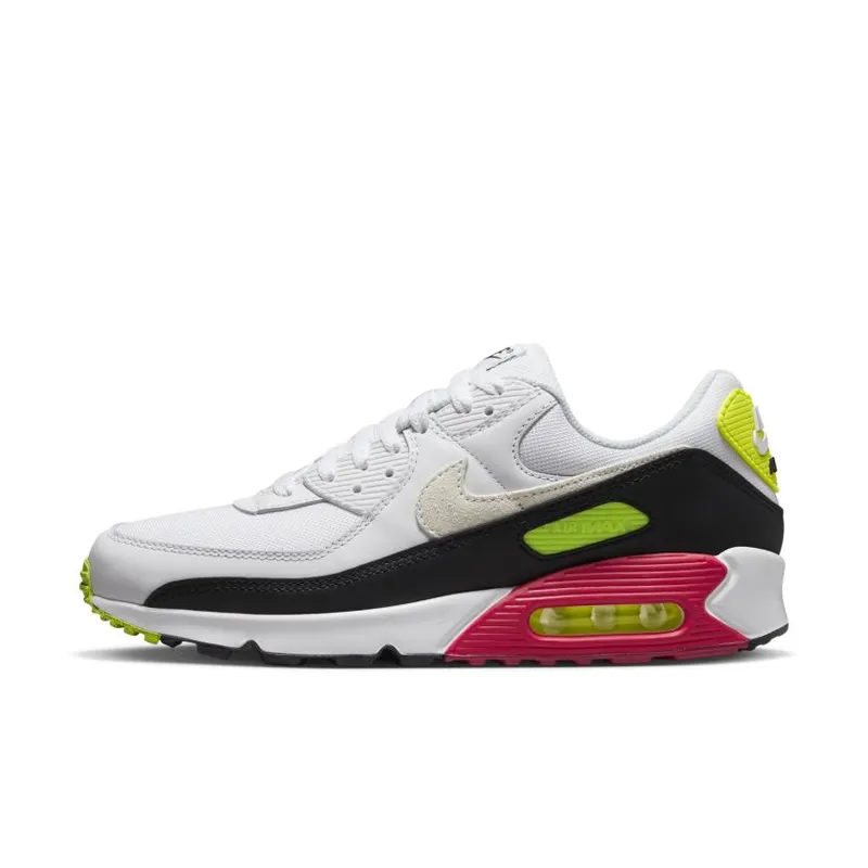 Nike Air Max 90 White Volt Rush Pink (DQ4071-100)