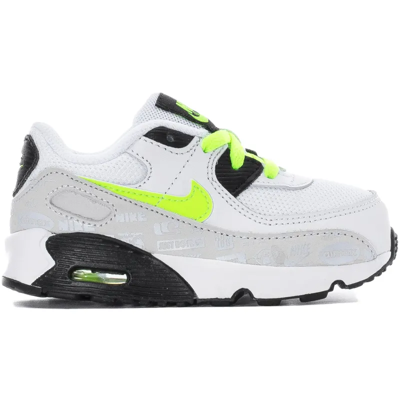 Nike Air Max 90 White Volt (TD) (CD6868-112)