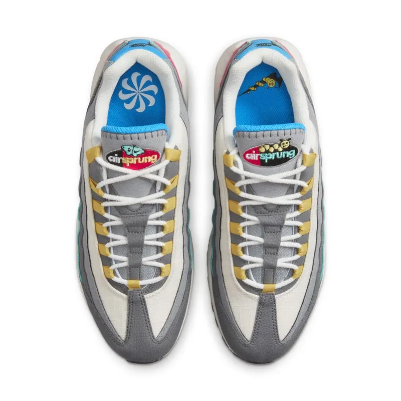 Nike Air Max 95 Air Sprung Grey Aqua Pink (DH4755-001)