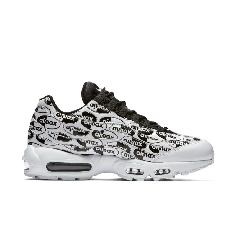 Nike Air Max 95 All Over Print White Black (538416-103)