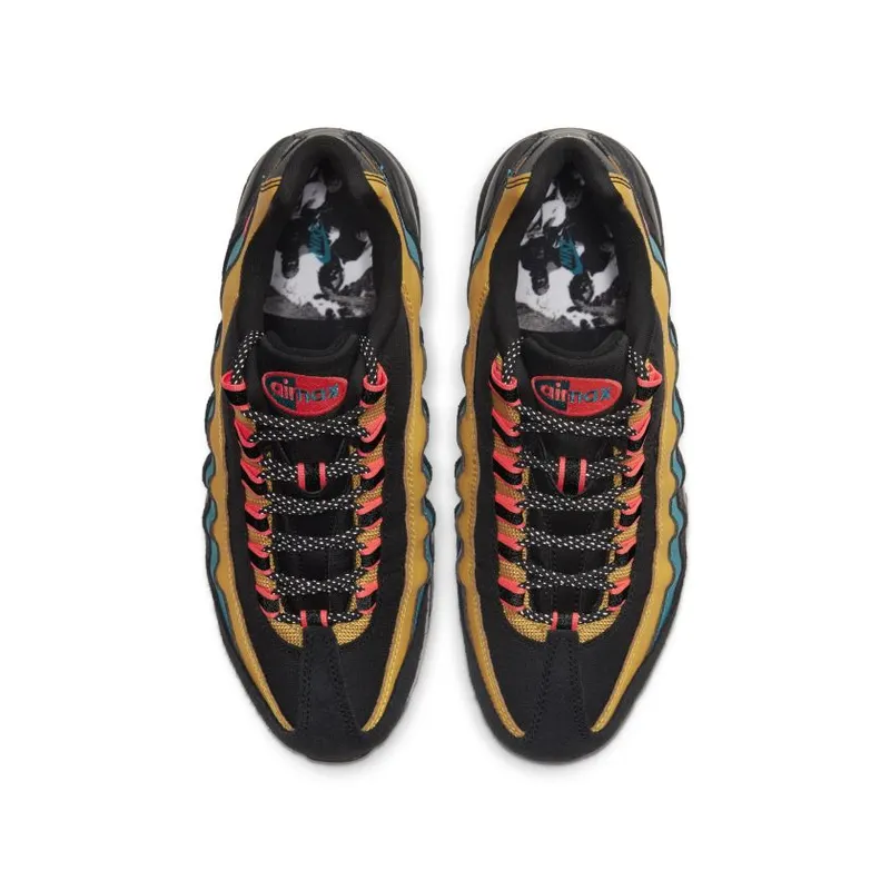 Nike Air Max 95 Black Bright Spruce (GS) (CU1095-001)