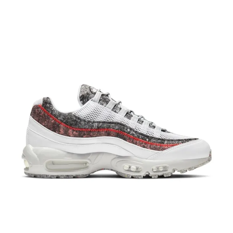 Nike Air Max 95 Crater White Photon Dust Bright Crimson (CV6899-100)