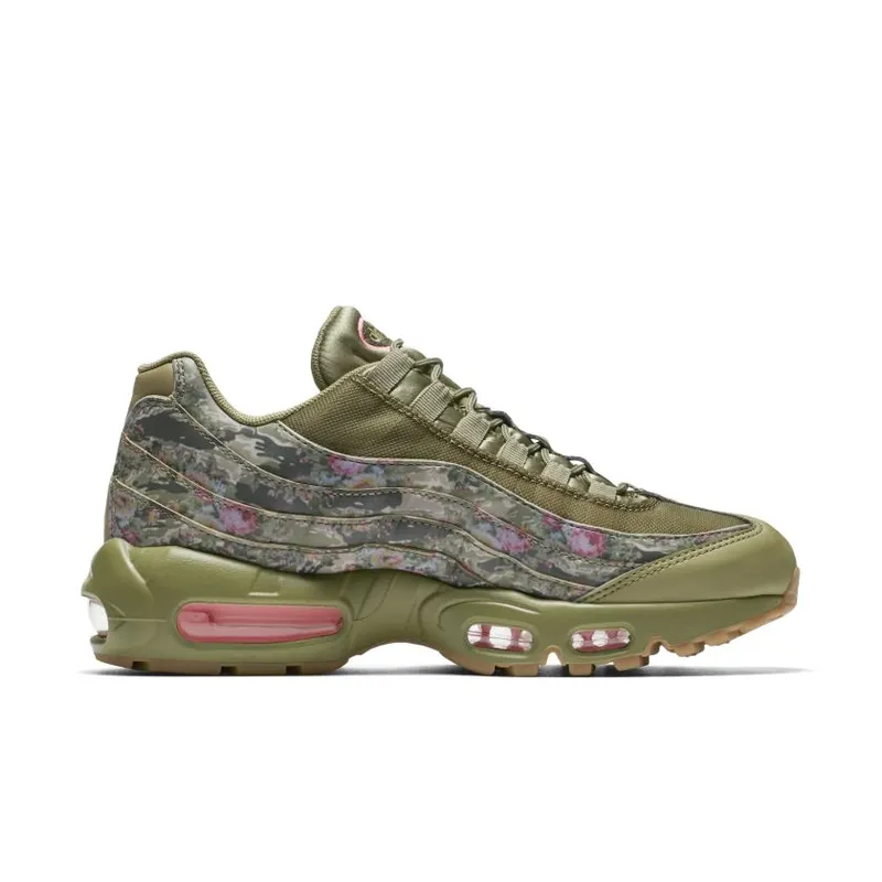 Nike Air Max 95 Floral Neutral Olive (Women’s) (AQ6385-200)