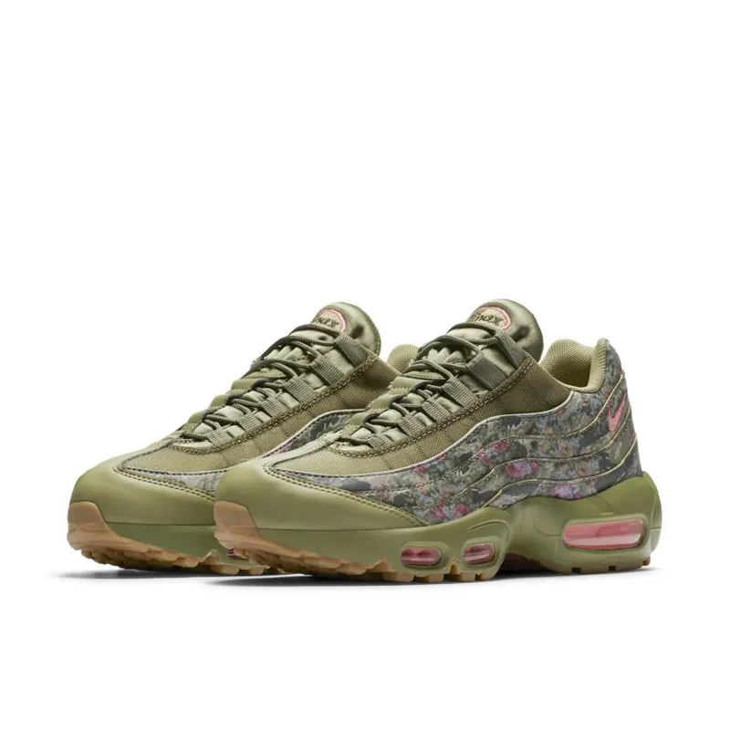 Nike Air Max 95 Floral Neutral Olive (Women’s) (AQ6385-200)