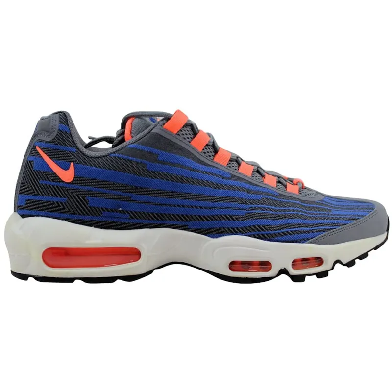 Nike Air Max 95 JCRD Cool Grey/Bright Mango-Black-Game Royal (644793-004)