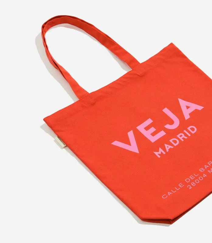 Veja TOTE BAG COTTON RED (AA0100023D)