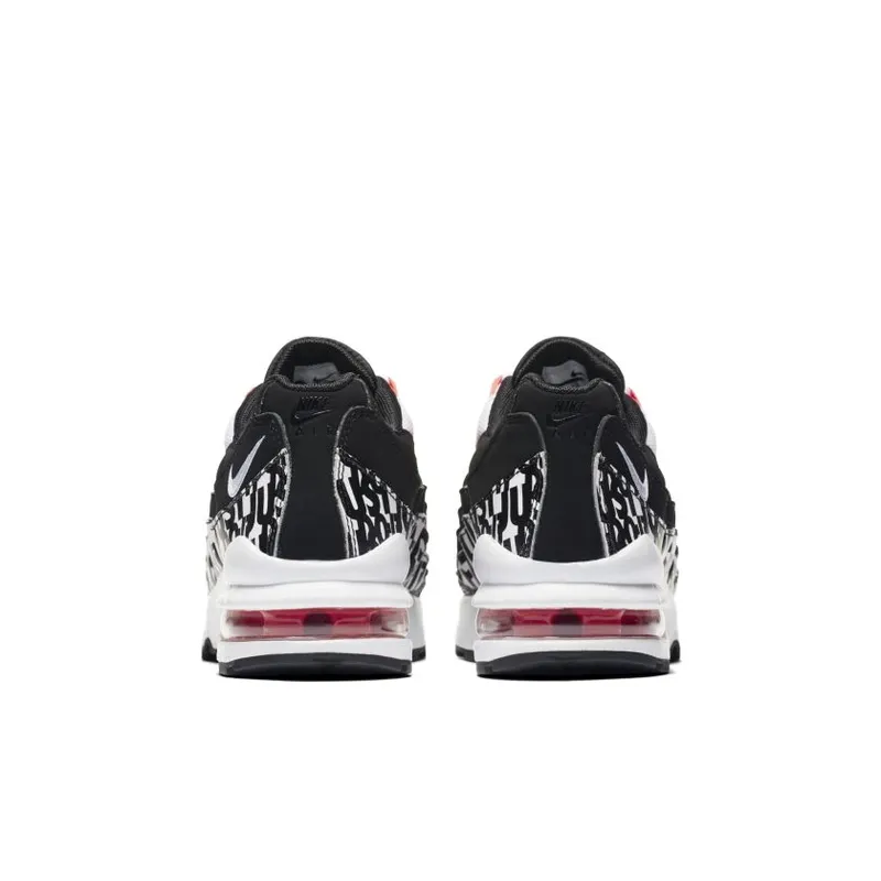 Nike Air Max 95 Print Black White Bright Crimson (GS) (AQ9711-001)
