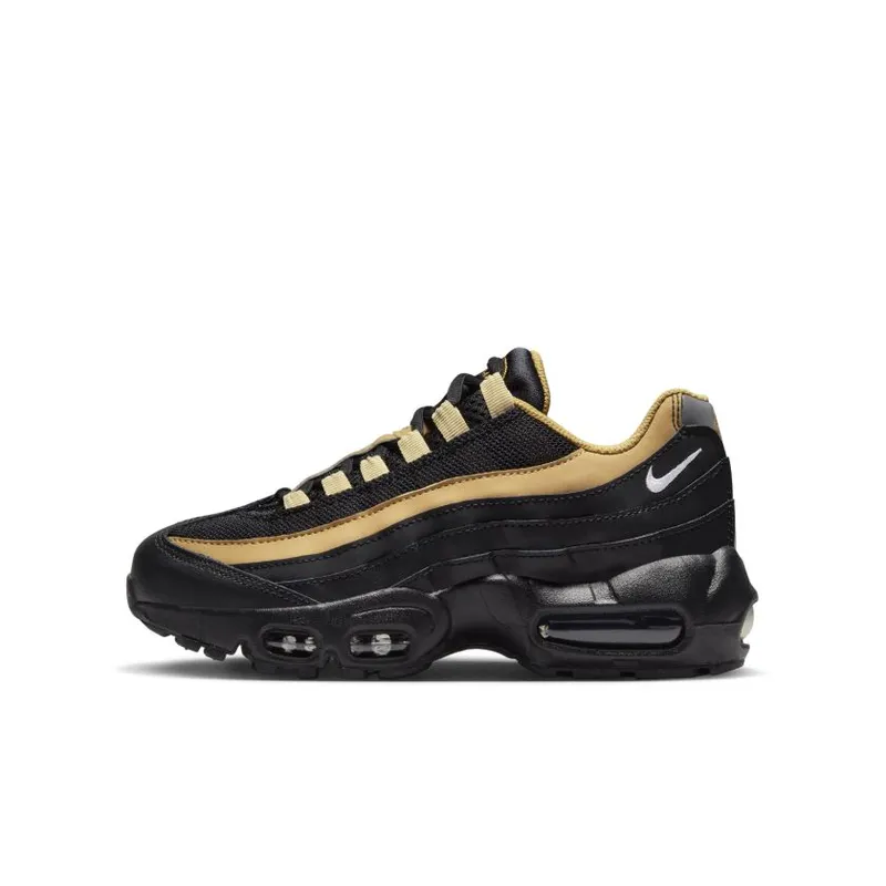 Nike Air Max 95 Recraft Black Elemental Gold (GS) (CJ3906-016)