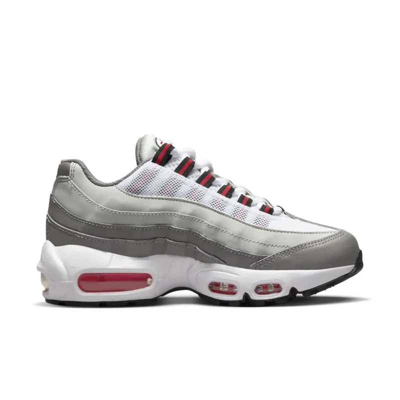 Nike Air Max 95 Recraft Flat Pewter Red (GS) (CJ3906-012)