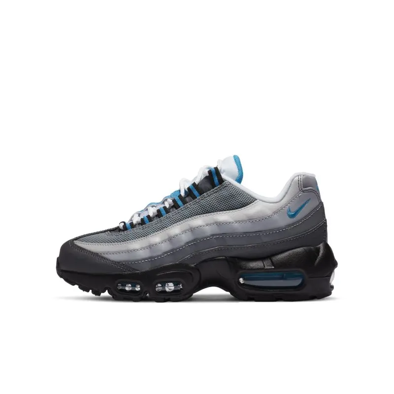 Nike Air Max 95 Recraft Grey Laser Blue (GS) (CJ3906-002)