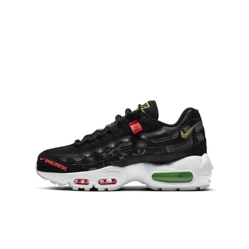 Nike Air Max 95 Recraft SE Worldwide Pack Black (GS) (CV7623-001)