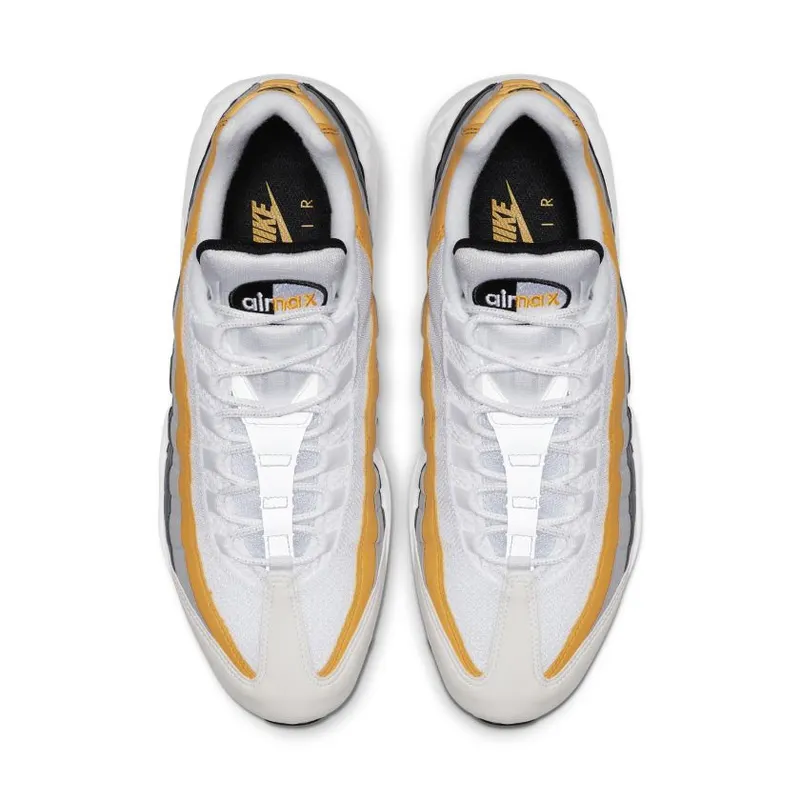 Nike Air Max 95 White Amarillo Dark Grey (CD7495-100)