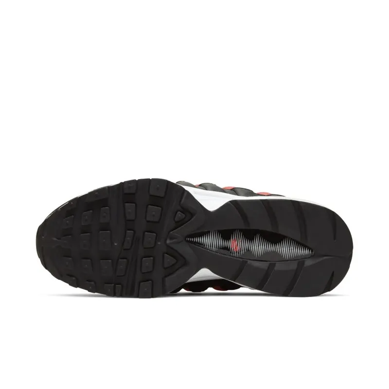 Nike Air Max 95 White Crimson Black Yellow (GS) (905348-105)