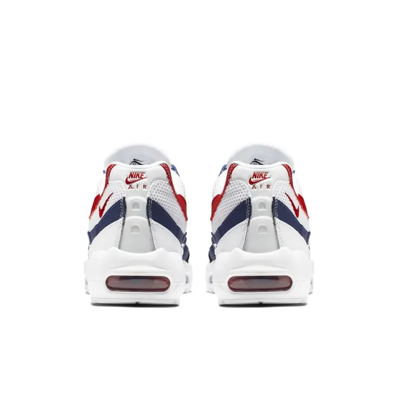 Nike Air Max 95 White Deep Royal Blue Gym Red (CJ9926-100)