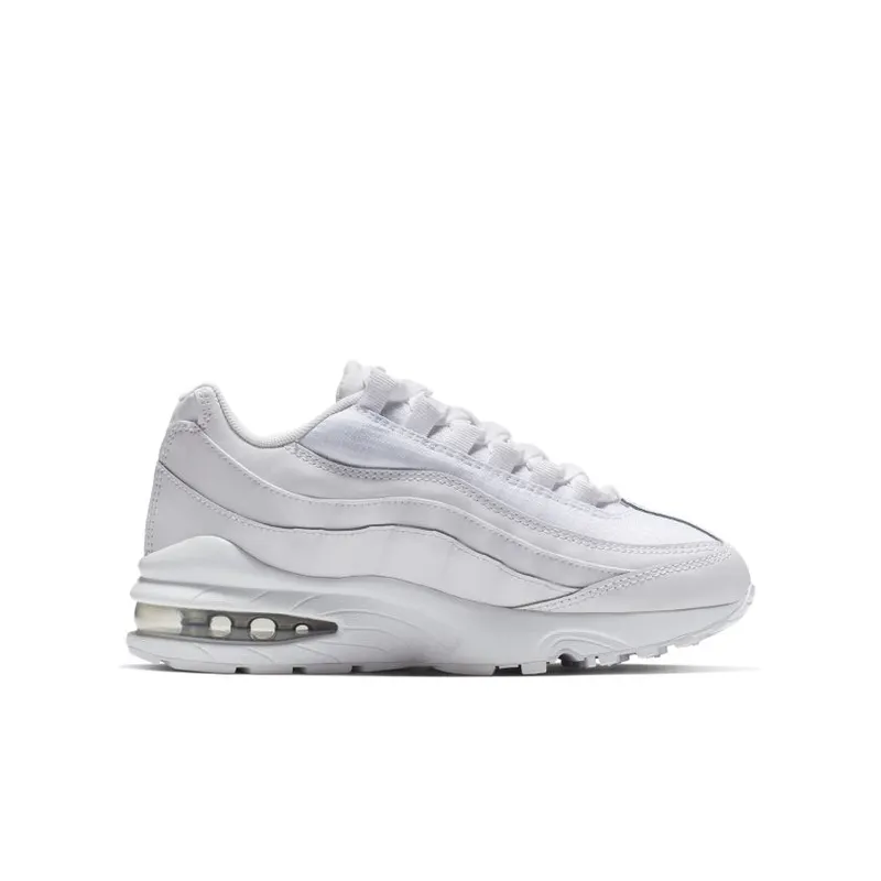Nike Air Max 95 White Metallic Silver (GS) (905348-104)