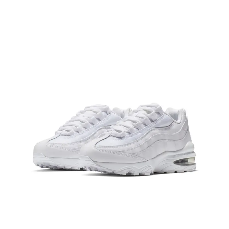 Nike Air Max 95 White Metallic Silver (GS) (905348-104)