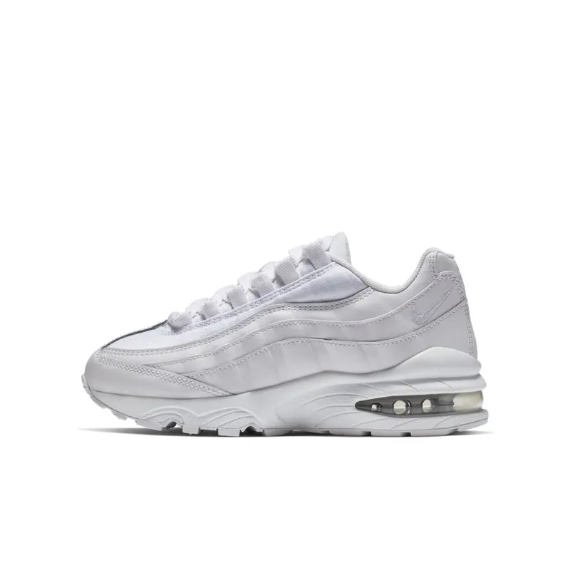 Nike Air Max 95 White Metallic Silver (GS) (905348-104)