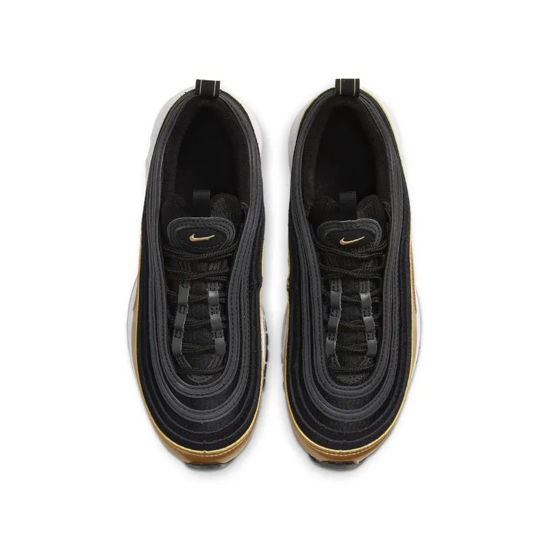 Nike Air Max 97 Black Metallic Gold (GS) (921522-014)