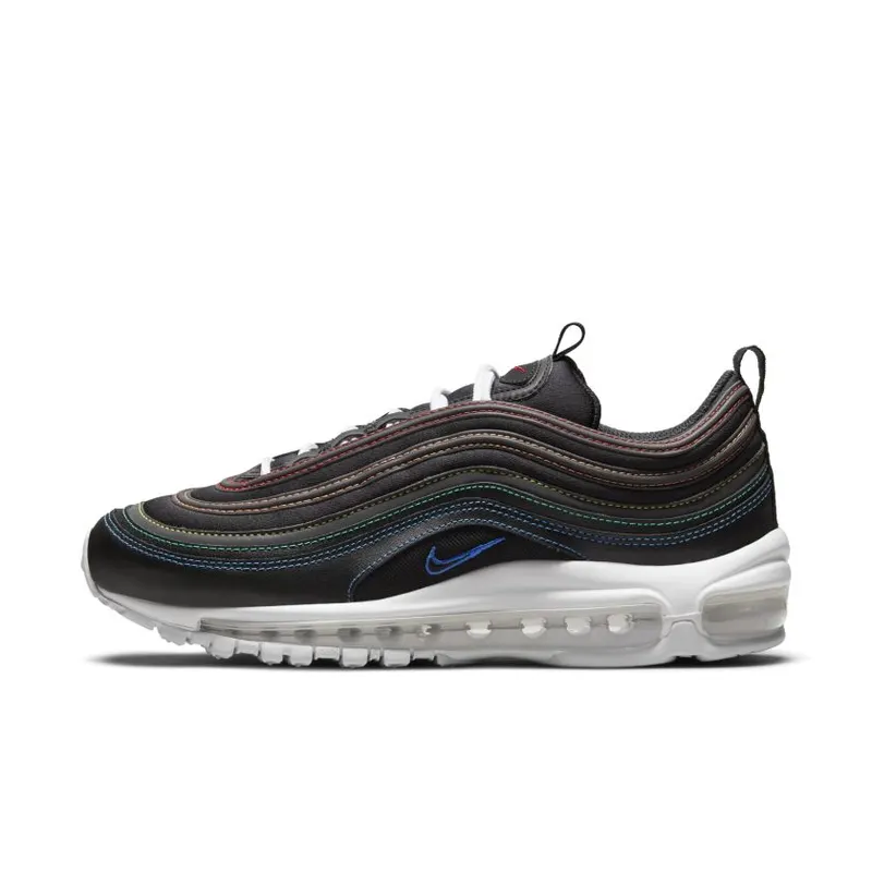 Nike Air Max 97 Black Rainbow Stitching (Women’s) (DJ5999-001)