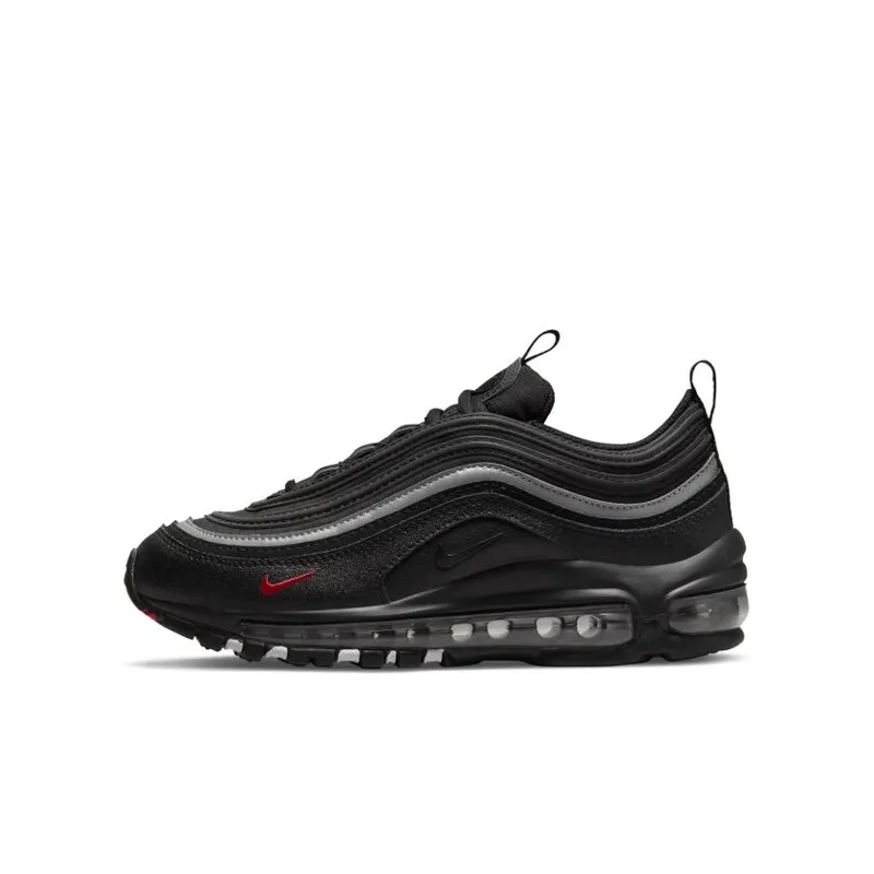 Nike Air Max 97 Black Silver Red (GS) (921522-028)