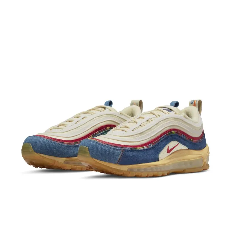 Nike Air Max 97 Coconut Milk Fossil Denim Red (DV1486-162)