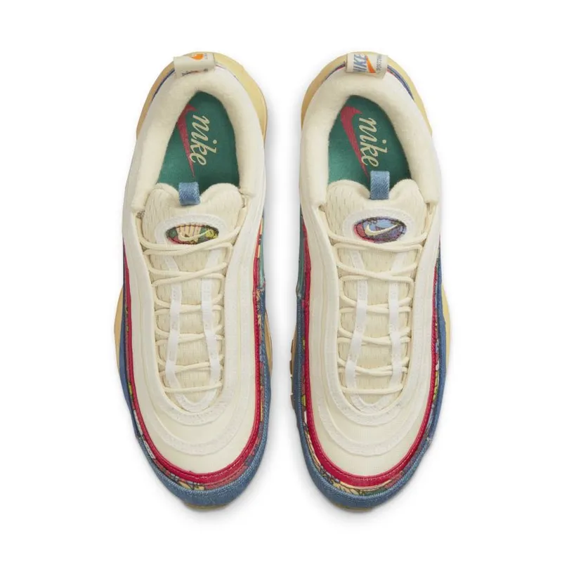 Nike Air Max 97 Coconut Milk Fossil Denim Red (DV1486-162)