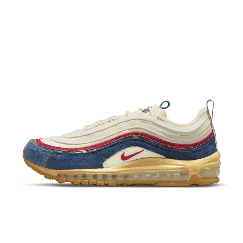 Nike Air Max 97 Coconut Milk Fossil Denim Red (DV1486-162)