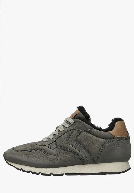Voile Blanche Liam Pump Fur Charcoal Grey (2017181041B63)