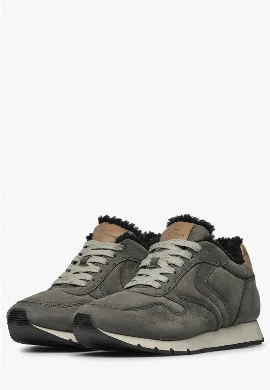 Voile Blanche Liam Pump Fur Charcoal Grey (2017181041B63)