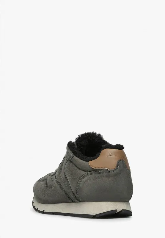 Voile Blanche Liam Pump Fur Charcoal Grey (2017181041B63)