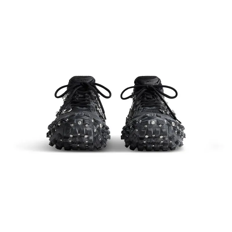 Balenciaga Bouncer Screw Sneaker With Piercings Black (685613W2RAG1081)