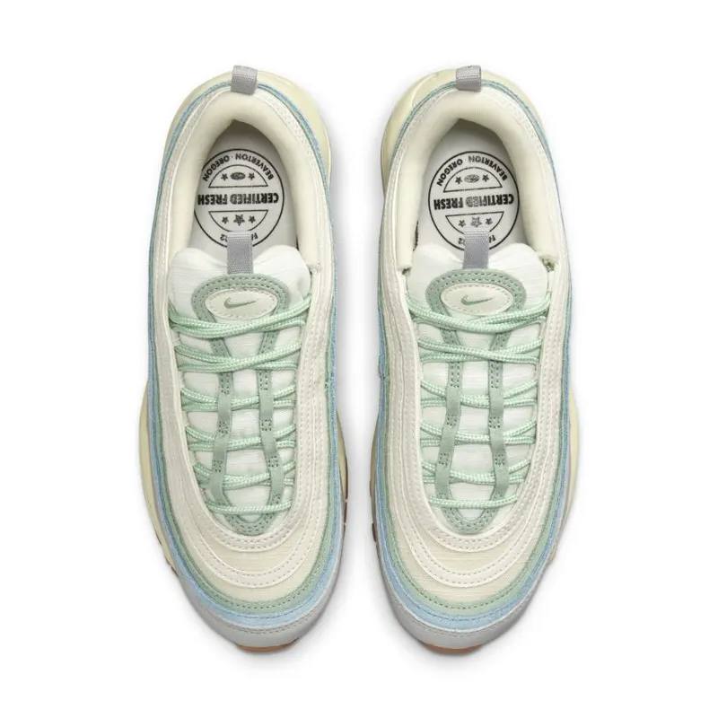 Nike Air Max 97 Enamel Green Sail Worn Blue (Women’s) (DX5766-131)