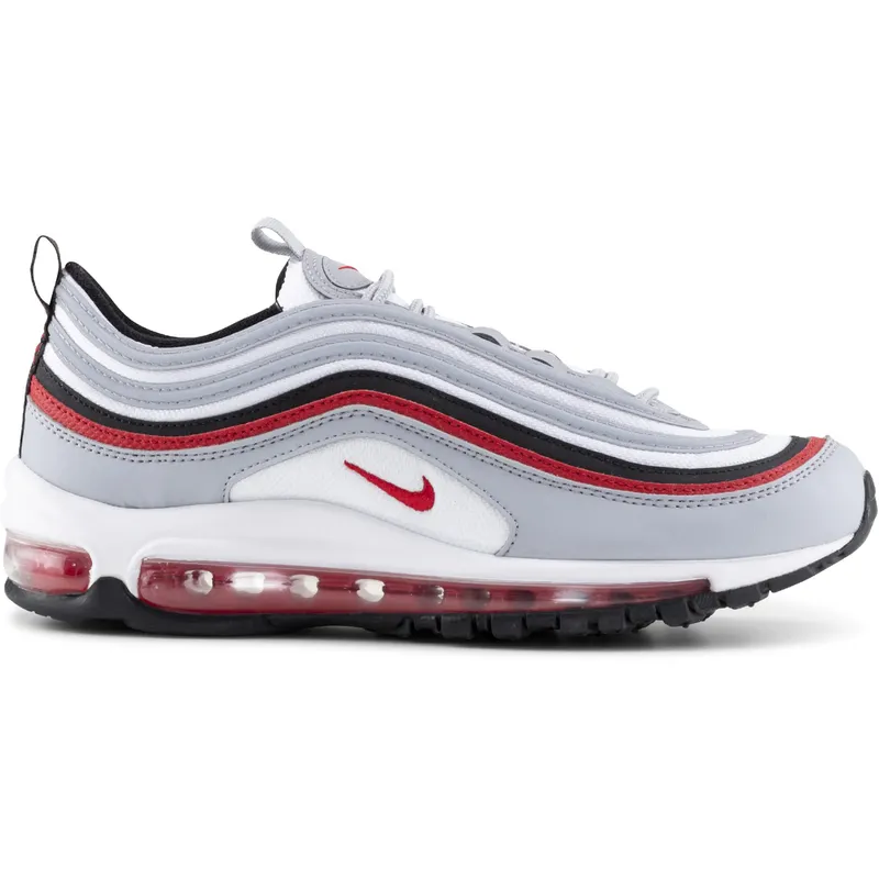 Nike Air Max 97 Grey White Red (GS) (921522-020)