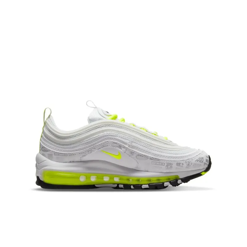 Nike Air Max 97 Just Do It White Volt (GS) (921522-108)