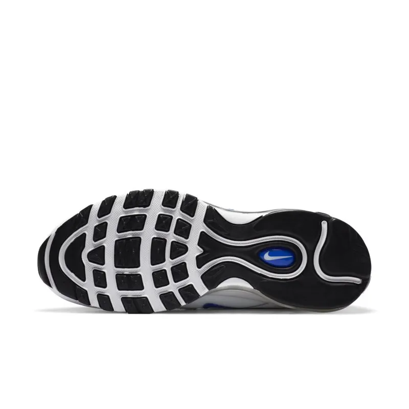 Nike Air Max 97 Metallic Silver Flash Crimson Racer Blue (Women’s) (CZ6087-101)