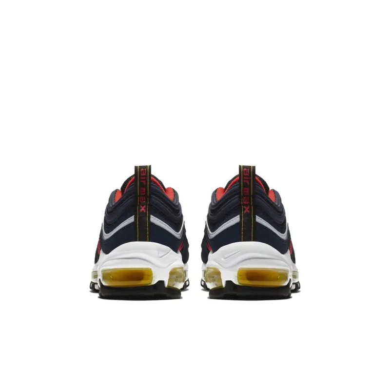 Nike Air Max 97 Midnight Navy Habanero Red (GS) (921522-402)