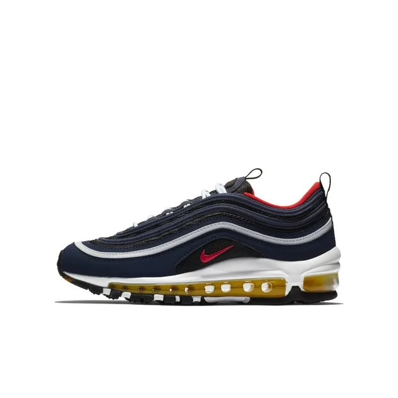 Nike Air Max 97 Midnight Navy Habanero Red (GS) (921522-402)