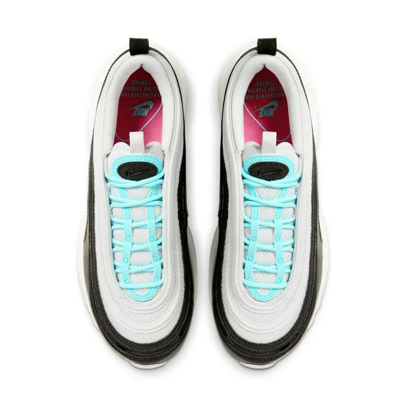 Nike Air Max 97 Platinum Black Aurora Green (Women’s) (921733-065)