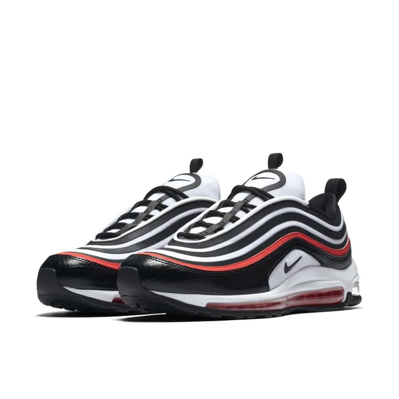 Nike Air Max 97 Ultra 17 Black White Habanero Red (Women’s) (AH6806-005)