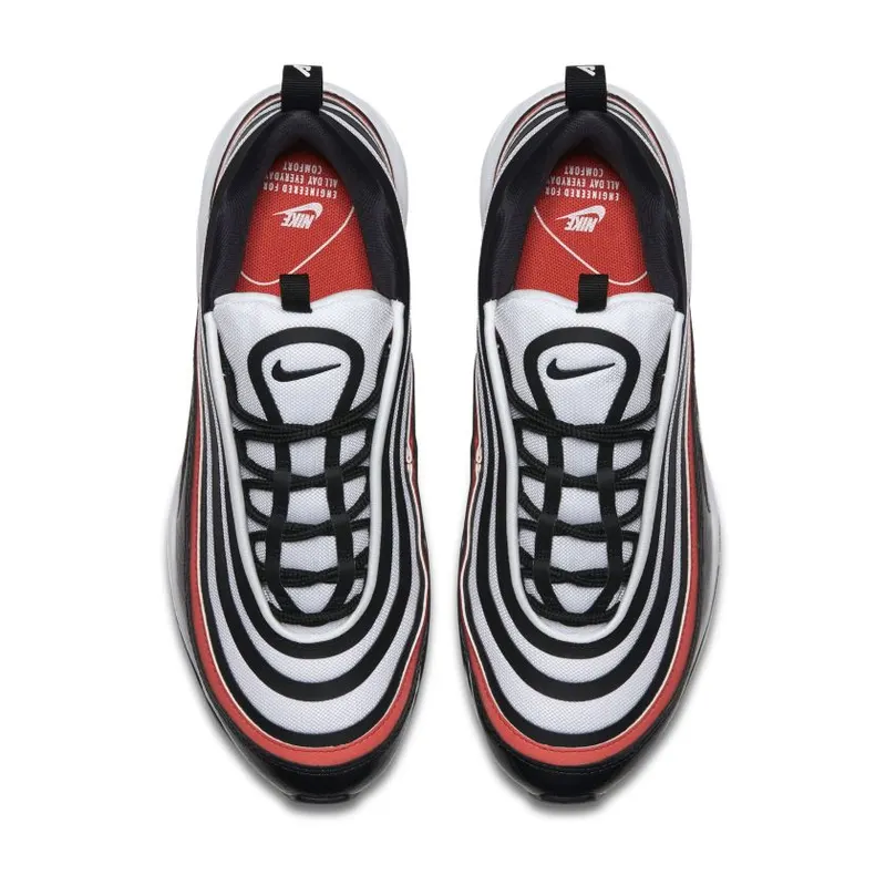 Nike Air Max 97 Ultra 17 Black White Habanero Red (Women’s) (AH6806-005)