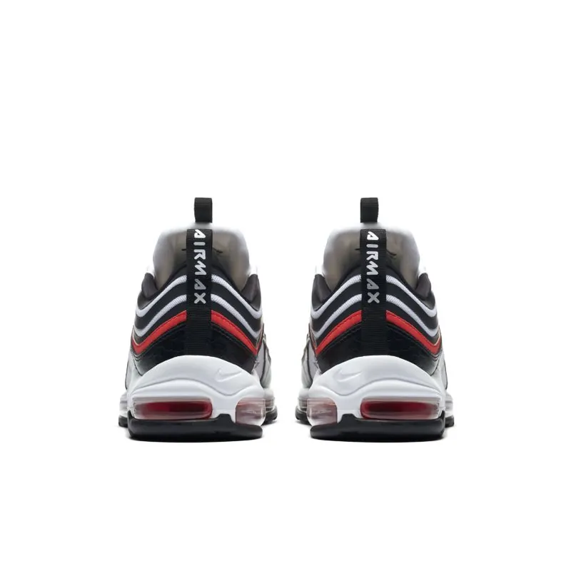 Nike Air Max 97 Ultra 17 Black White Habanero Red (Women’s) (AH6806-005)