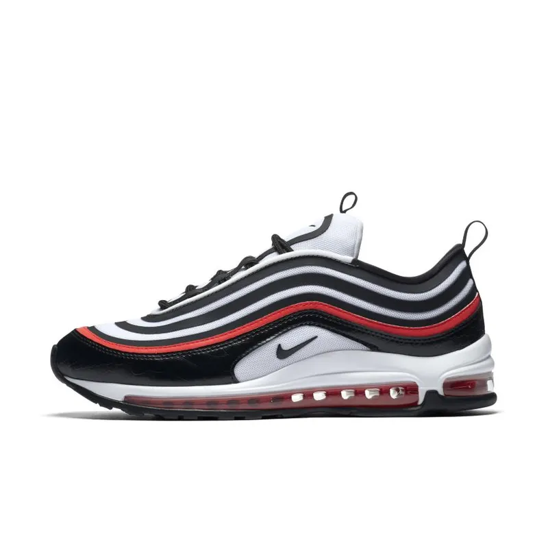 Nike Air Max 97 Ultra 17 Black White Habanero Red (Women’s) (AH6806-005)