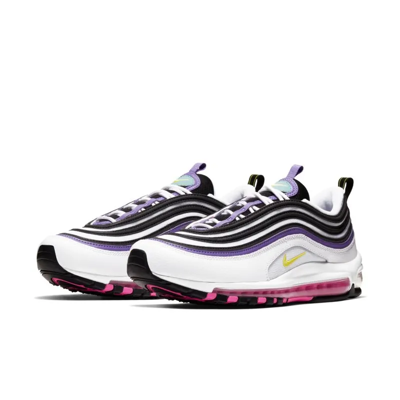 Nike Air Max 97 White Dynamic Yellow Violet (921826-106)