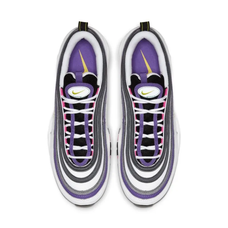 Nike Air Max 97 White Dynamic Yellow Violet (921826-106)