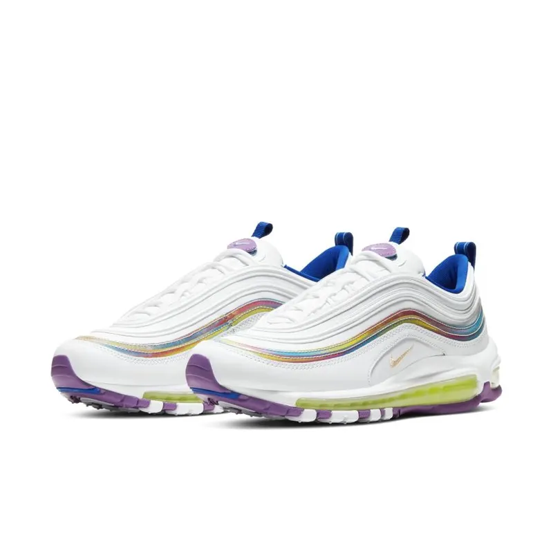 Nike Air Max 97 White Iridescent Stripes (Women’s) (CW2456-100)