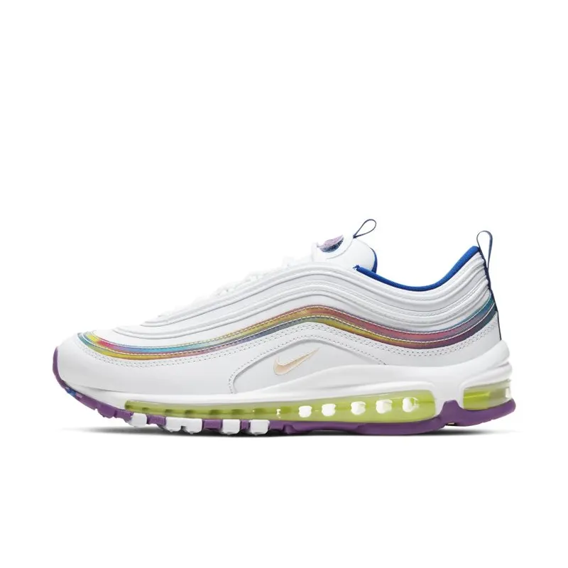 Nike Air Max 97 White Iridescent Stripes (Women’s) (CW2456-100)