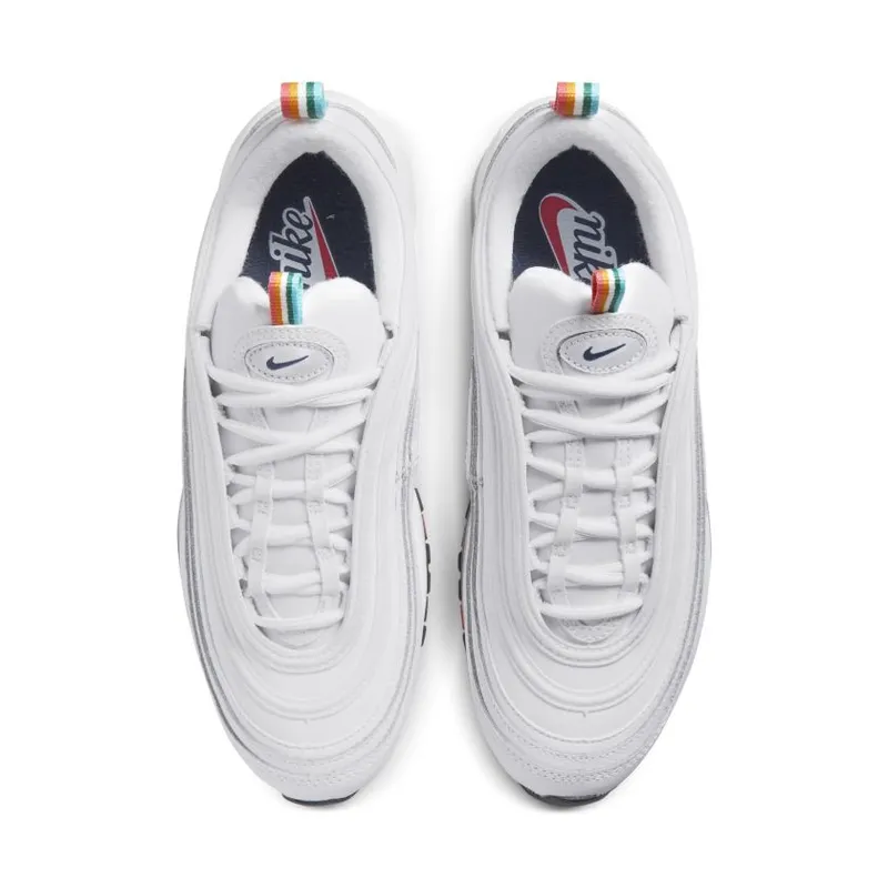Nike Air Max 97 White Multi Color Pull Tabs (Women’s) (DH1592-100)