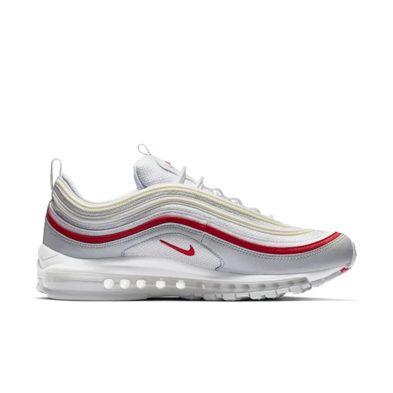 Nike Air Max 97 White Pure Platinum University Red (AR5531-002)