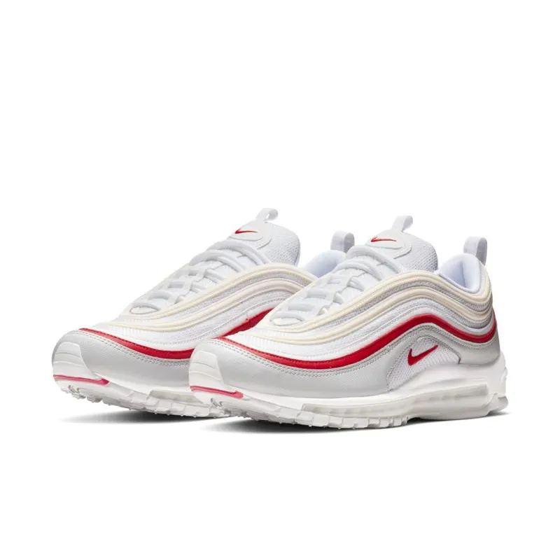 Nike Air Max 97 White Pure Platinum University Red (AR5531-002)
